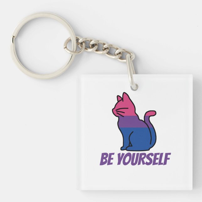 Bisexual Pride Chat - Soyez vous-même (Devant)