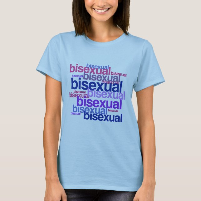 BISEXUAL PRIDE CLUSTER -.png T-Shirt (Front)