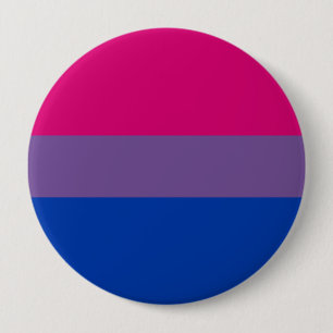 Bisexual Pride Flag 4 Inch Round Button