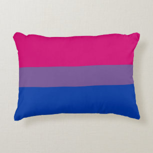 Bisexual Pride Flag Accent Pillow