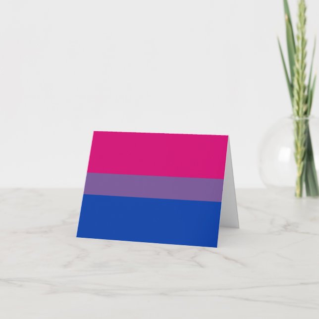 Bisexual Pride Flag Announcement (Front)