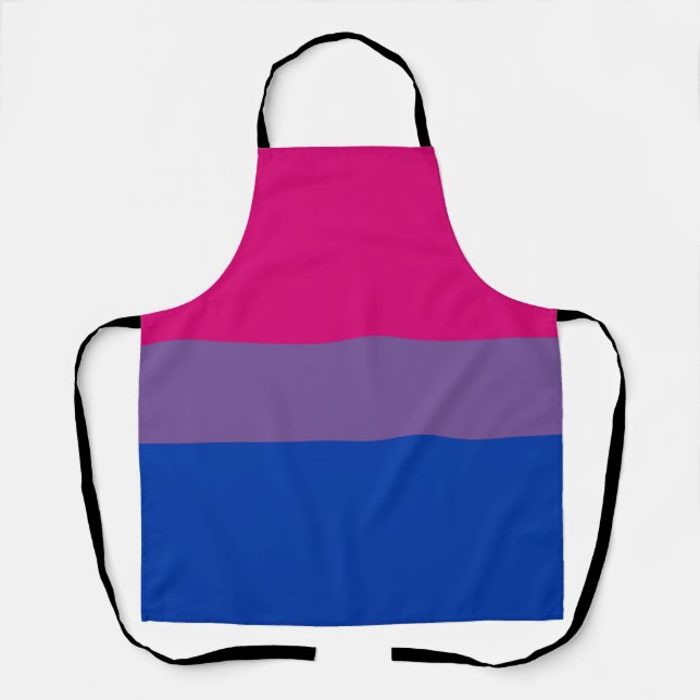 Bisexual Pride Flag Apron (Front)