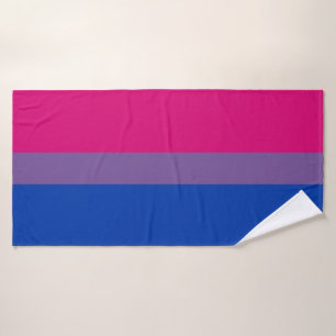 Bisexual Pride Flag Bath Towel
