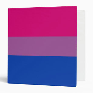 Bisexual Pride Flag Binder