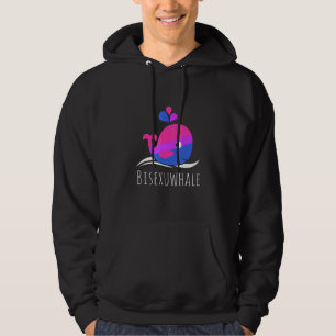 Bisexual Pride Flag Bisexuwhale Bisexual Hoodie