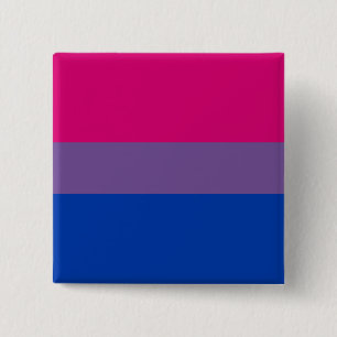 Bisexual Pride Flag Button