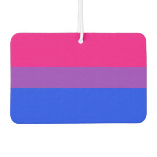 Bisexual Pride Flag Car Air Freshener