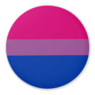 Bisexual Pride Flag Ceramic Knob