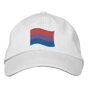 Bisexual Pride Flag Embroidered Baseball Cap