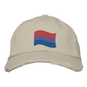 Bisexual Pride Flag Embroidered Baseball Cap