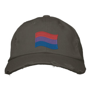 Bisexual Pride Flag Embroidered Hat