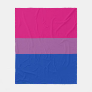 Bisexual Pride Flag Fleece Blanket