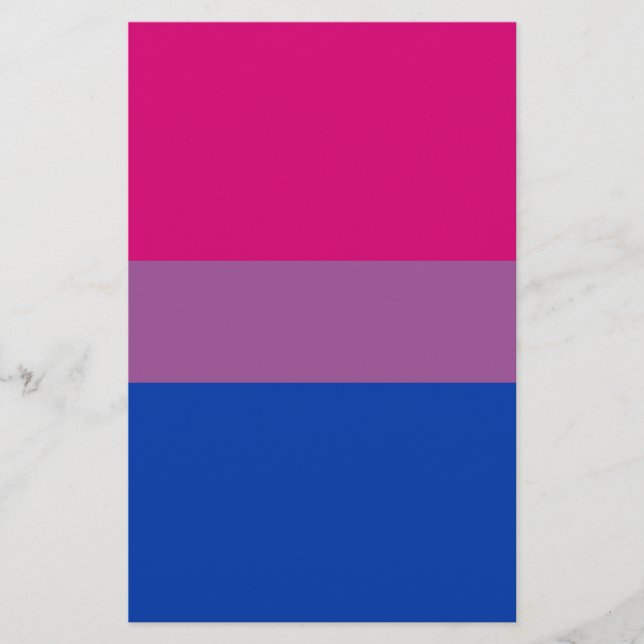 Bisexual Pride Flag Flyer (Front)
