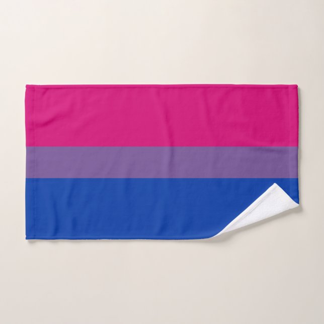 Bisexual Pride Flag Hand Towel (Hand Towel)