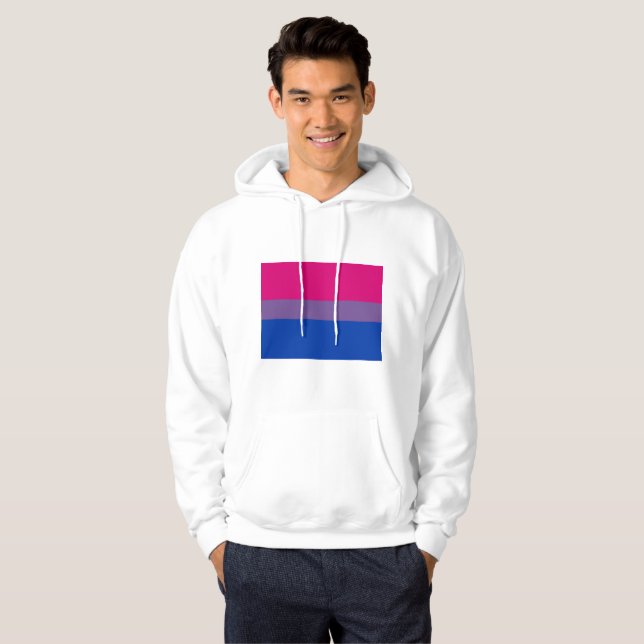 Bisexual Pride Flag Hoodie (Front Full)