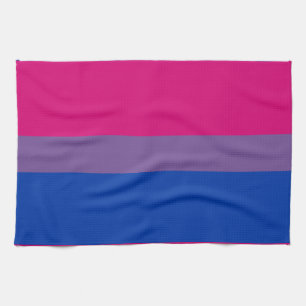 Bisexual Pride Flag Kitchen Towel