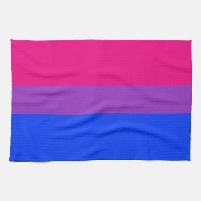 Bisexual Pride Flag Kitchen Towel (Horizontal)
