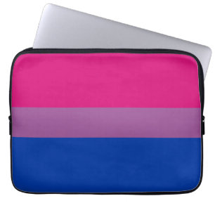 Bisexual Pride Flag Laptop Sleeve