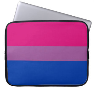 Bisexual Pride Flag Laptop Sleeve