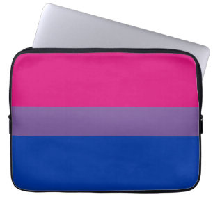 Bisexual Pride Flag Laptop Sleeve
