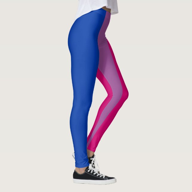 Bisexual Pride Flag Leggings (Right)