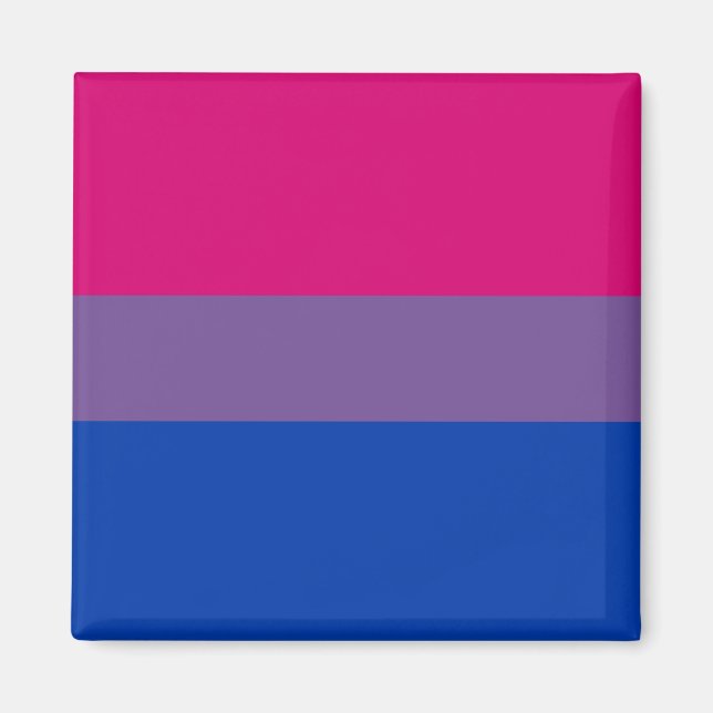 Bisexual Pride Flag Magnet (Front)