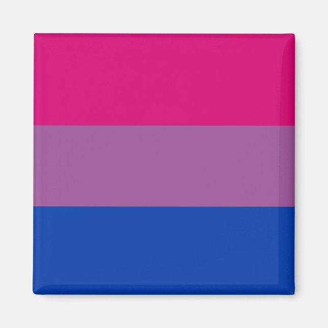 Bisexual Pride Flag Magnet (Front)