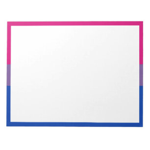 Bisexual Pride Flag Notepad