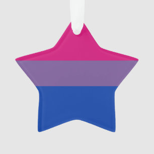 Bisexual Pride Flag Ornament