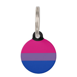 Bisexual Pride Flag Pet Tag