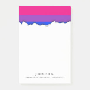 Bisexual Pride Flag Post-it Notes
