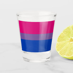 Bisexual Pride Flag Shot Glass