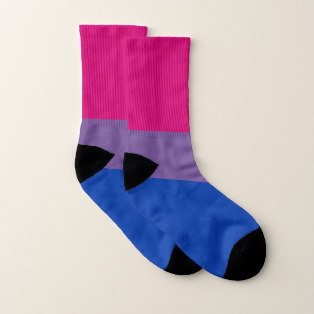 Bisexual Pride Flag Socks (Pair)