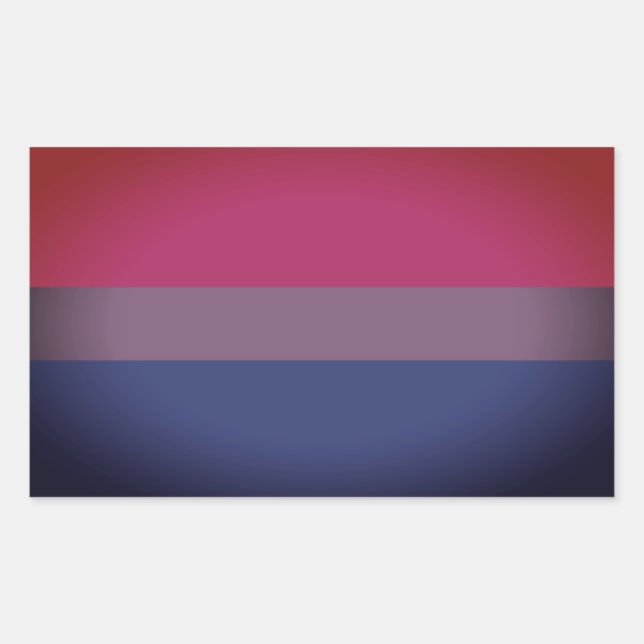 Bisexual Pride Flag Sticker (Front)