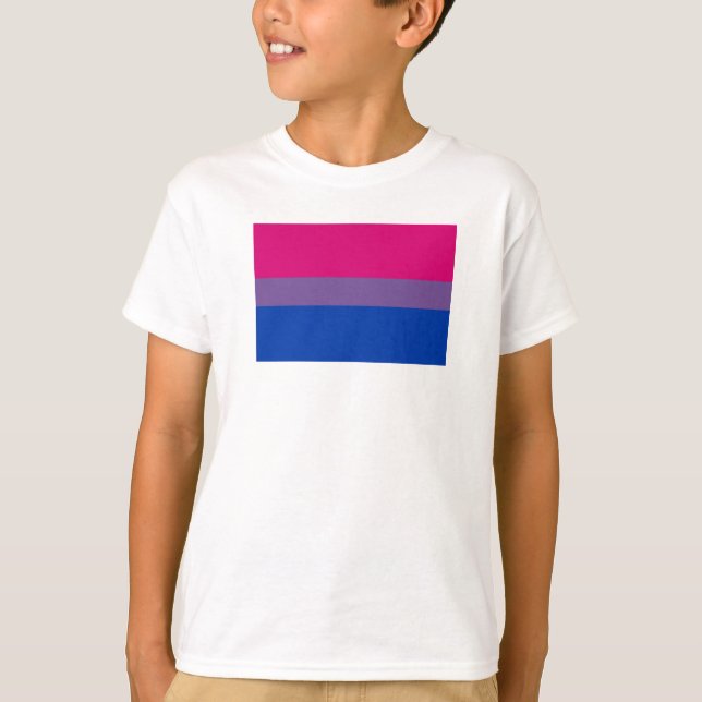 Bisexual Pride Flag T-Shirt (Front)