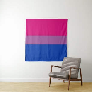 Bisexual Pride Flag Tapestry