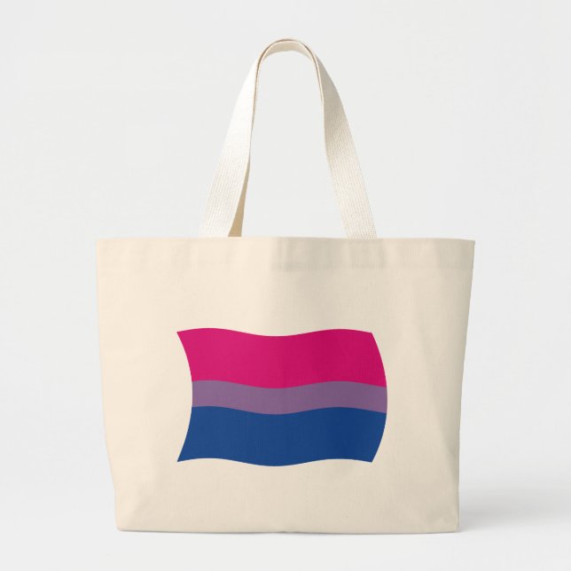 Bisexual Pride Flag Tote Bag (Front)