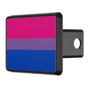 Bisexual Pride Flag Trailer Hitch Cover