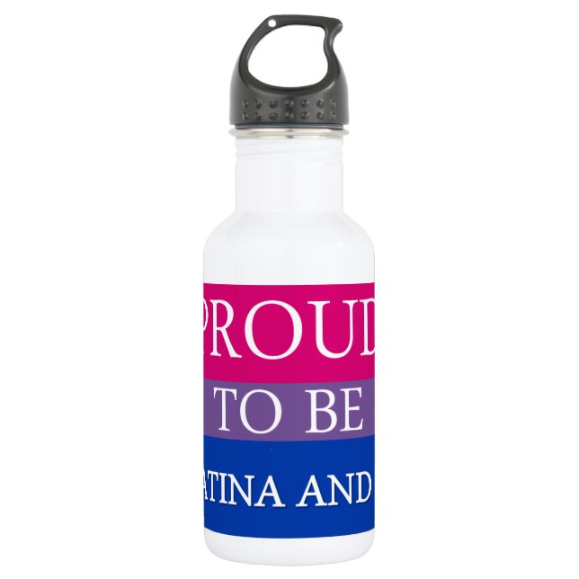 Bisexual Pride Gear 532 Ml Water Bottle (Front)