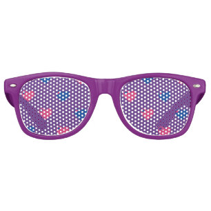 Bisexual Pride Hearts Sunglasses