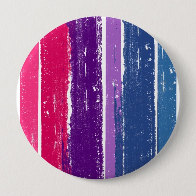 BISEXUAL PRIDE INK BAR 4 INCH ROUND BUTTON (Front)