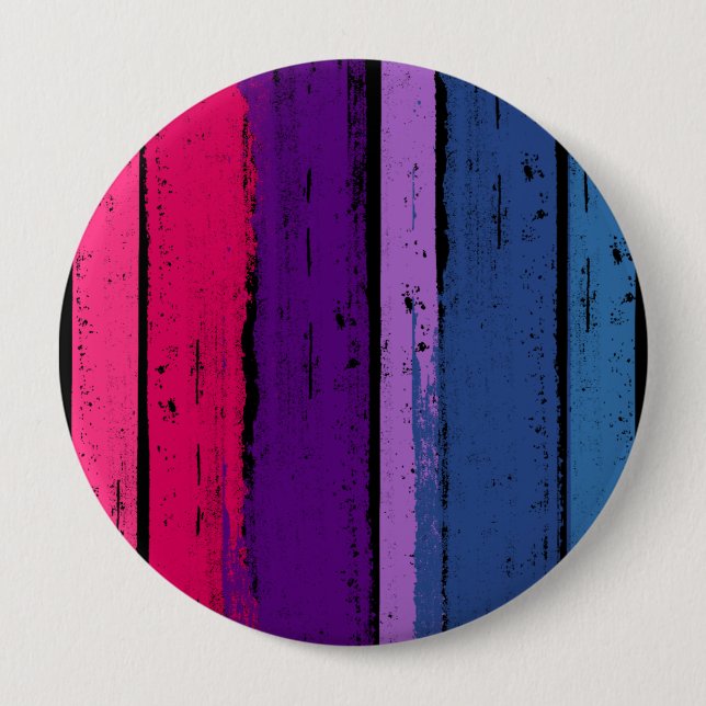 BISEXUAL PRIDE INK BAR -.png 4 Inch Round Button (Front)