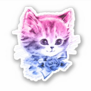 Bisexual Pride Kitty