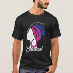 Bisexual Pride Lgbt Q Inspirational Woman Proud Bi T-Shirt