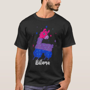 Bisexual Pride Llama Bisexual Flag Bisexuality Bi T-Shirt