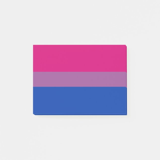 Bisexual Pride Post-it Notes (Front)