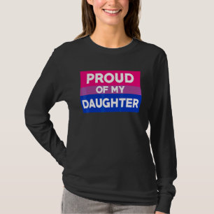Bisexual Pride Proud Of My Daughter Mom & Dad Tee