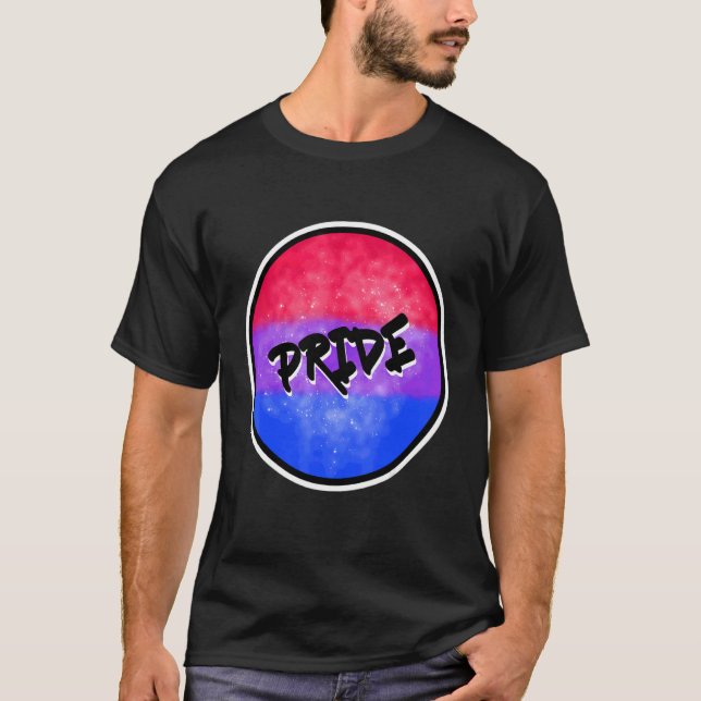 Bisexual Pride Rainbow Bisexual Flag Lgbt Gay T-Shirt (Front)