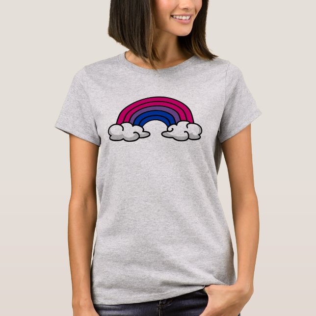 Bisexual Pride Rainbow T-Shirt (Front)