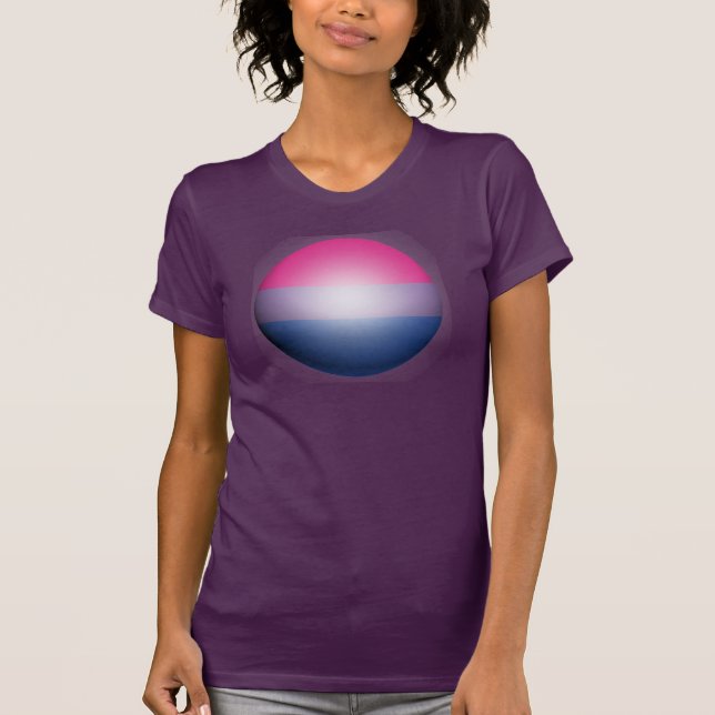 BISEXUAL PRIDE SPHERE T-Shirt (Front)